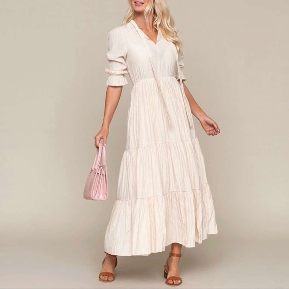 DownEast ~ Romantic Boho maxi dress